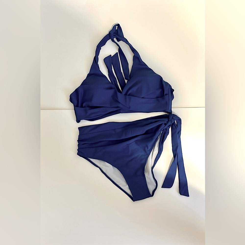 Blue Halter Bikini Set- NWT